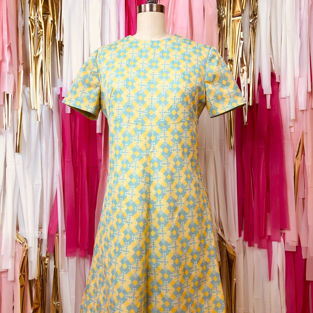 Vintage 60s Mod Mini Dress